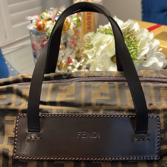 FENDI Zucca Canvas Hand Bag - Picture 3 of 8